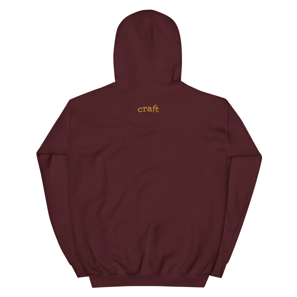 Craft Logo Hoodie - Gold Logo - Image 11