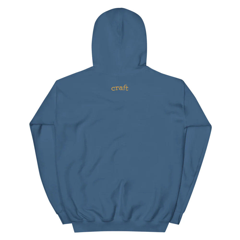 Craft Logo Hoodie - Gold Logo - Image 17