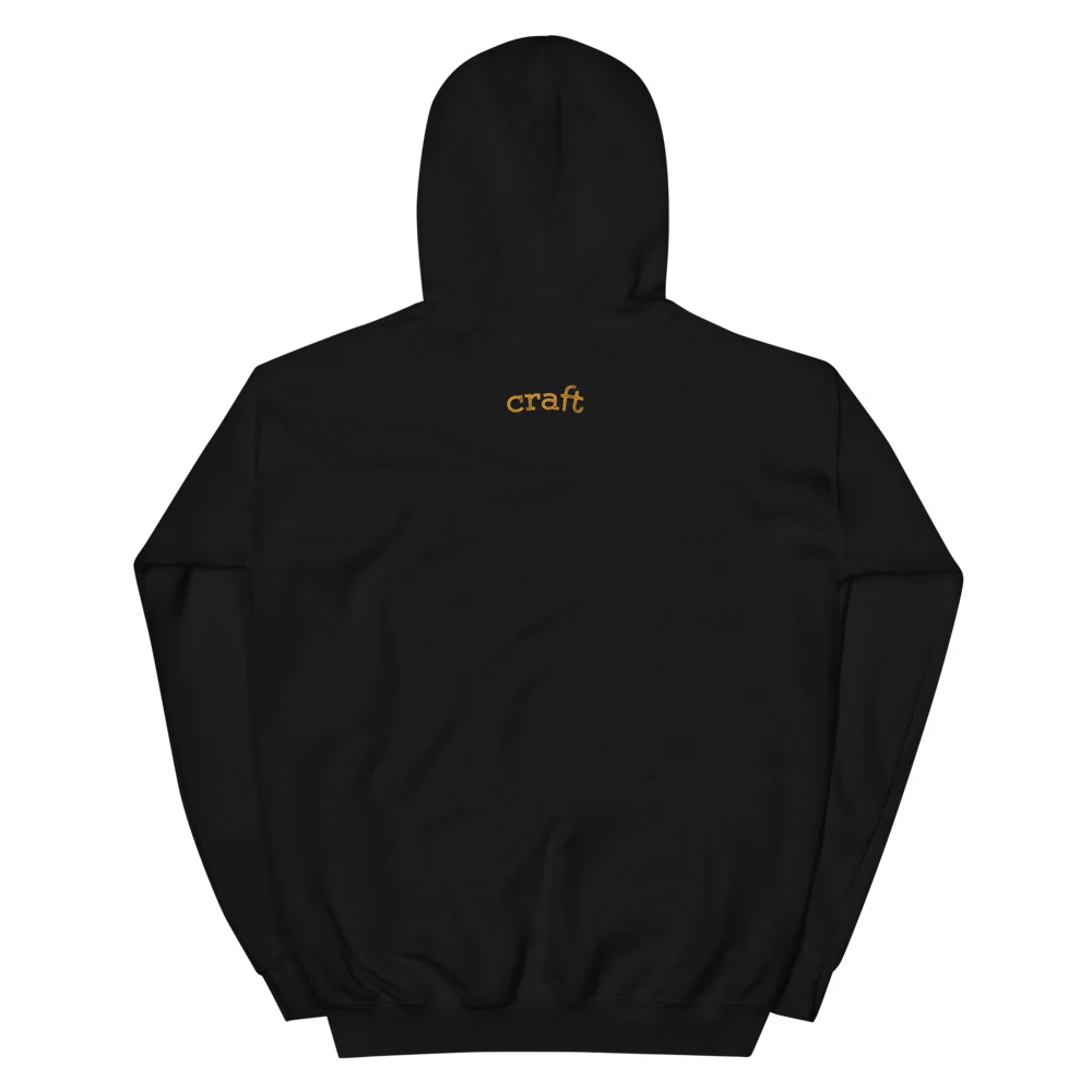 Craft Logo Hoodie - Gold Logo - Image 6