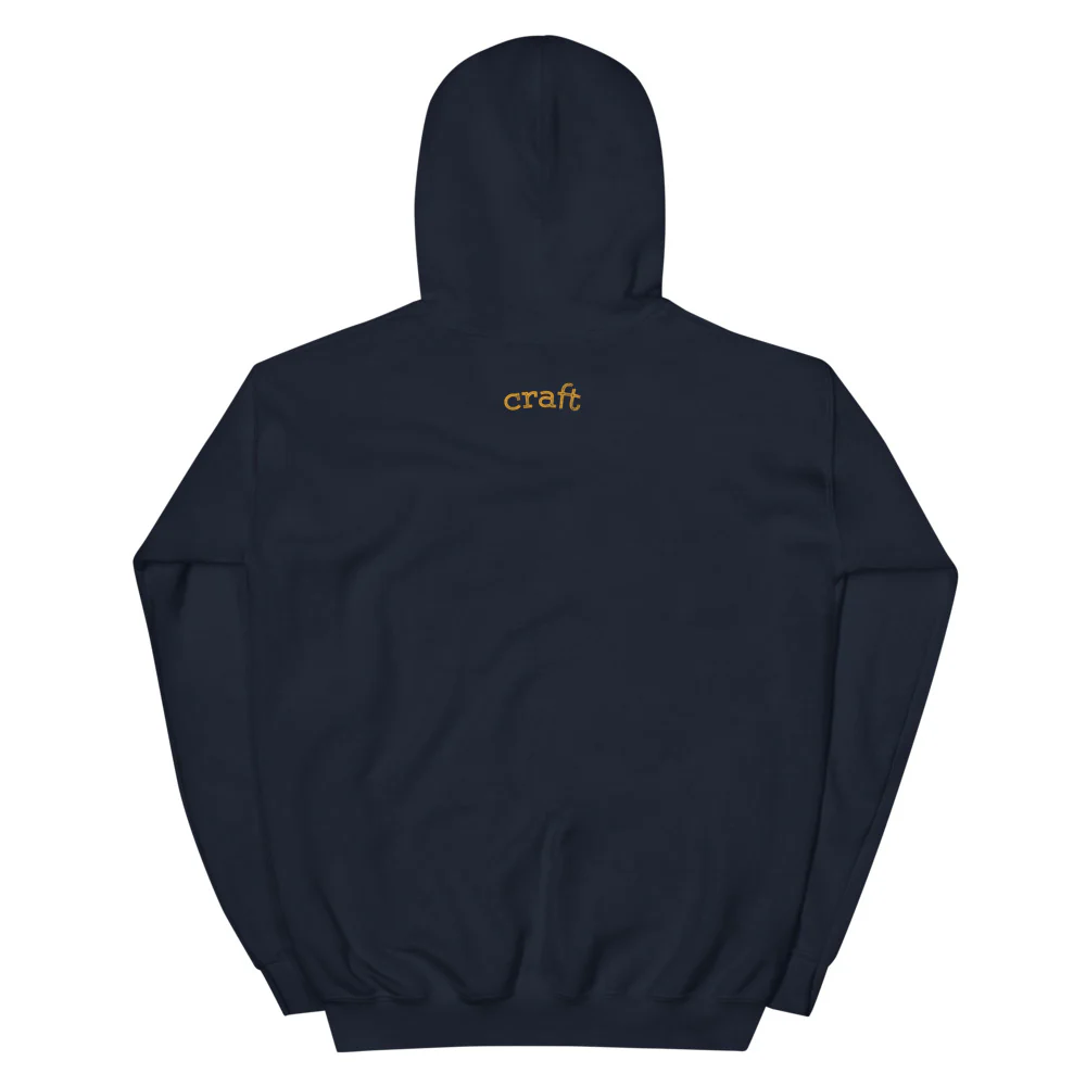 Craft Logo Hoodie - Gold Logo - Image 9