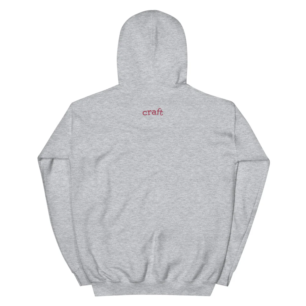 Craft Logo Hoodie - Red Logo - Image 11