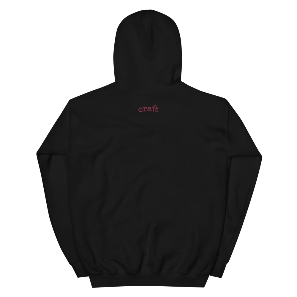 Craft Logo Hoodie - Red Logo - Image 5