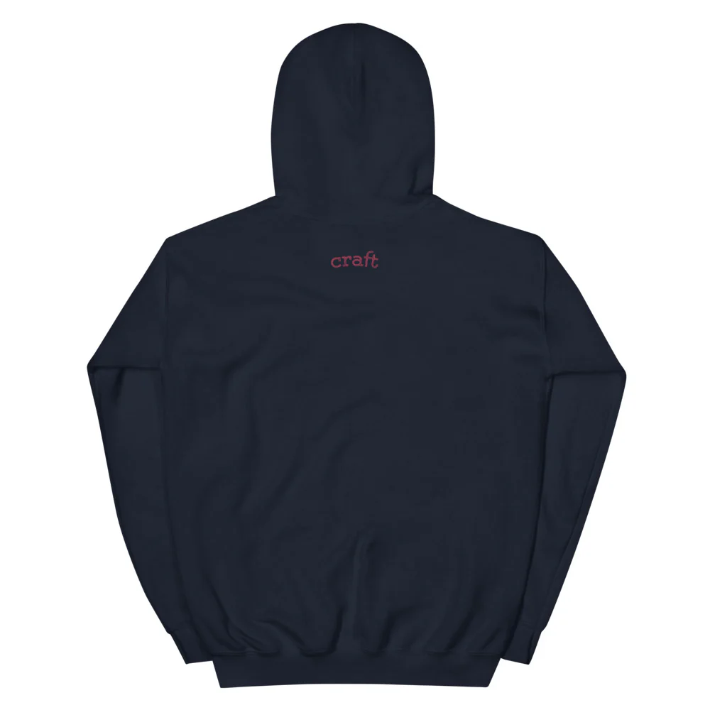 Craft Logo Hoodie - Red Logo - Image 7