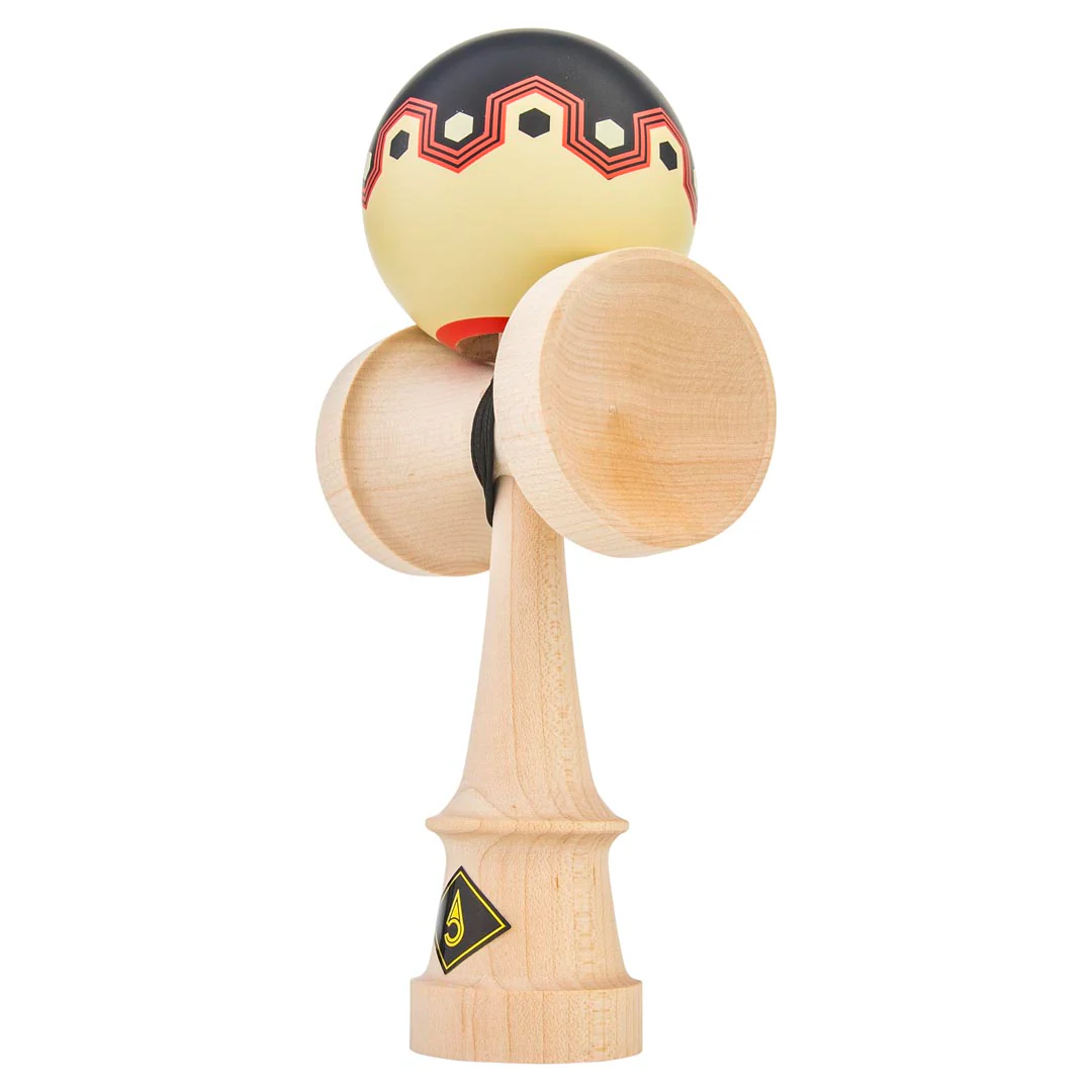 Craft Kendama - Origami - Silk - Black & Tan - Image 6