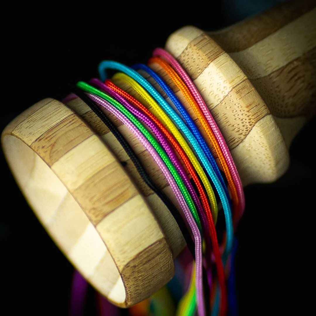Extra Long Kendama Strings -  Pack of 10 Colors with Bearings - Image 5