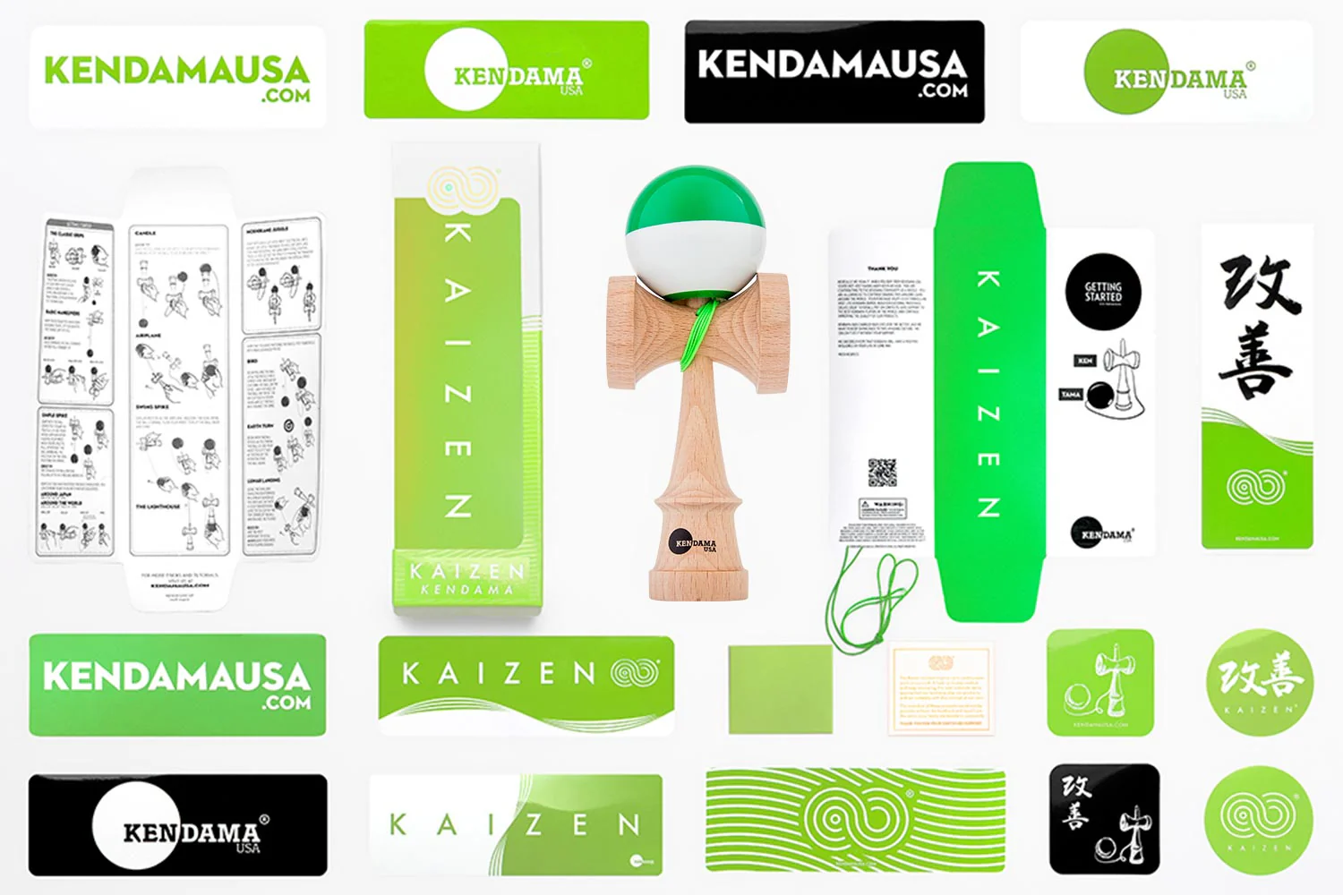 Kaizen Half Split - Jet Shape - Green - Image 3