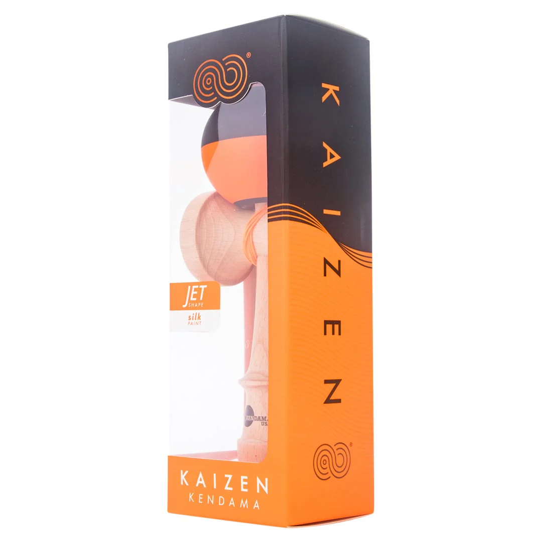Kaizen Half Split - JET Shape - Orange & Black - Image 7