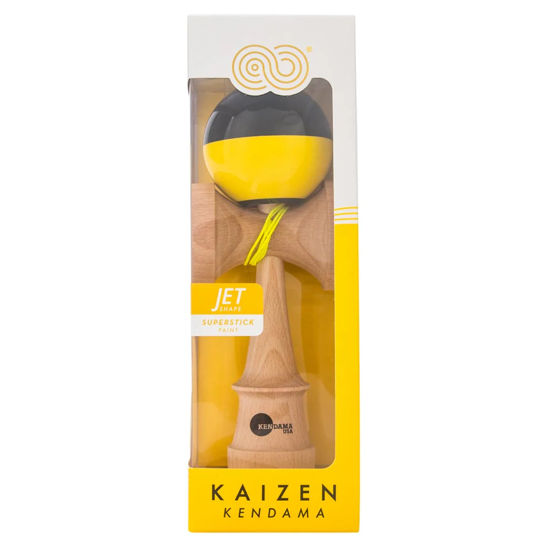 Kaizen Half Split - Jet Shape - Yellow & Black - Image 3
