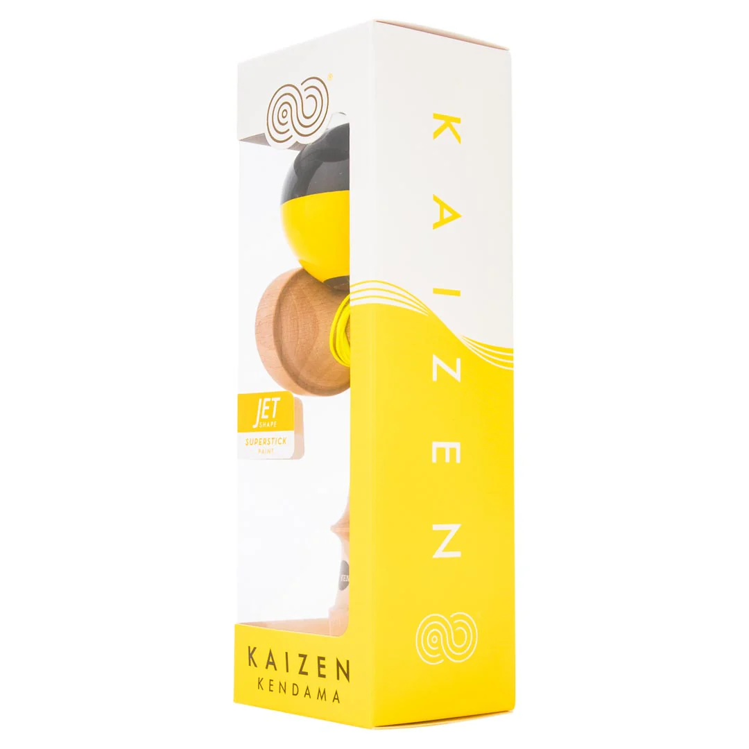 Kaizen Half Split - Jet Shape - Yellow & Black - Image 4