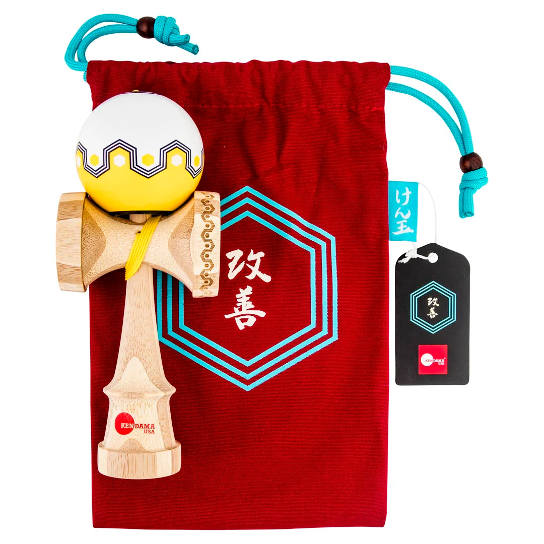 Kaizen Origami - Luna Shape - Superstick - White & Yellow - Image 3