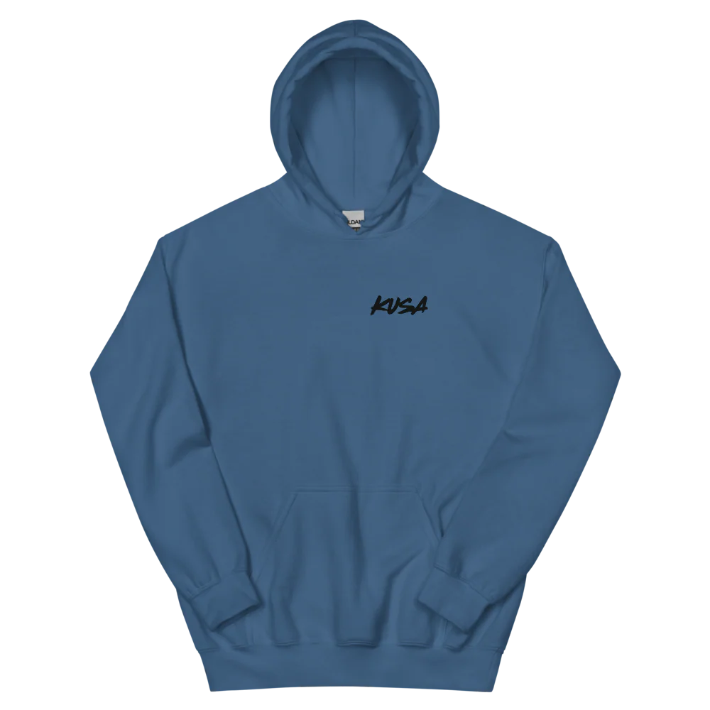 KUSA Script Logo Hoodie - Minimal - Black Logo - Image 4