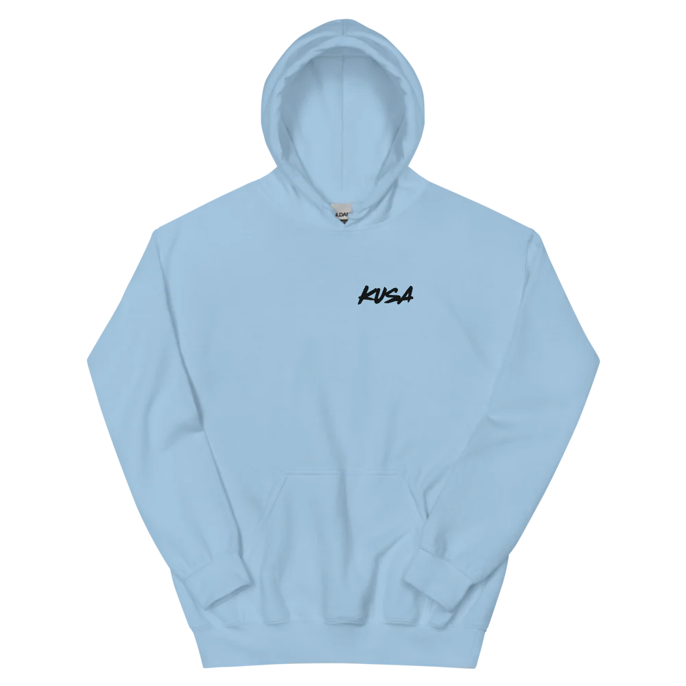 KUSA Script Logo Hoodie - Minimal - Black Logo - Image 7