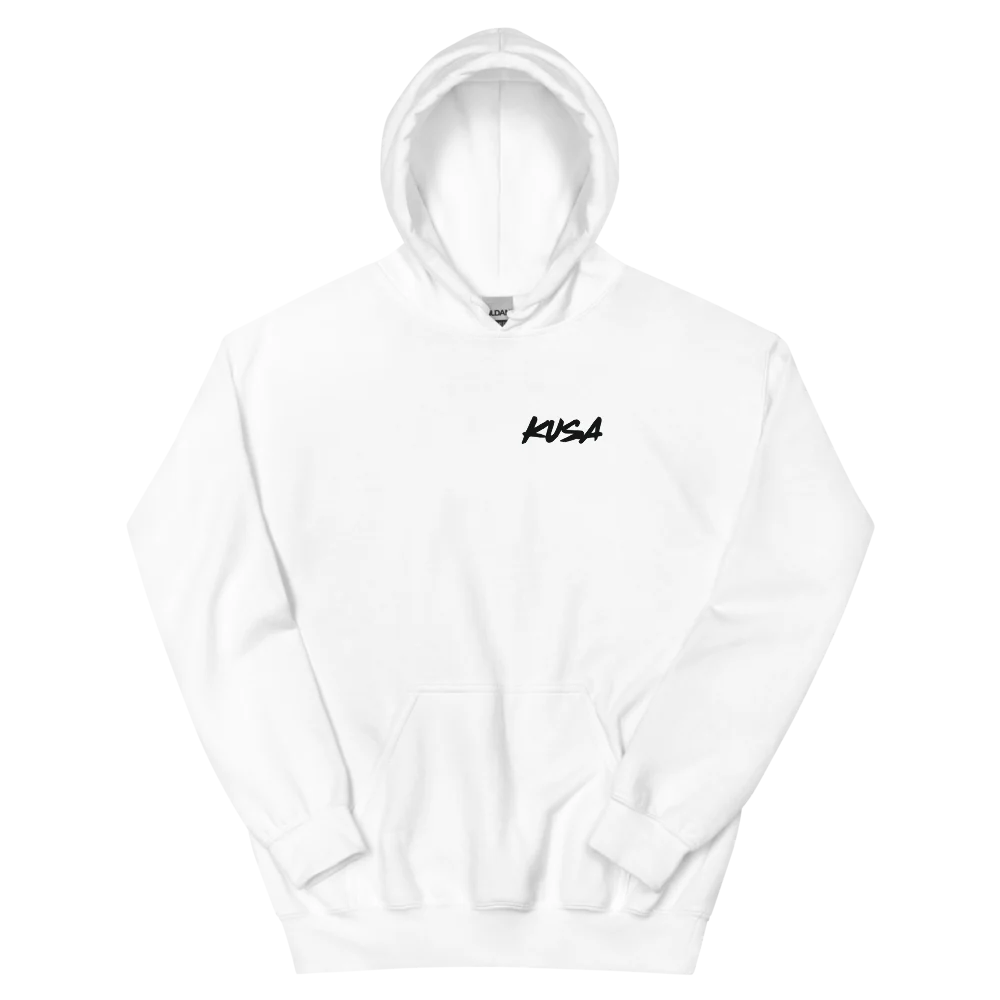 KUSA Script Logo Hoodie - Minimal - Black Logo - Image 9