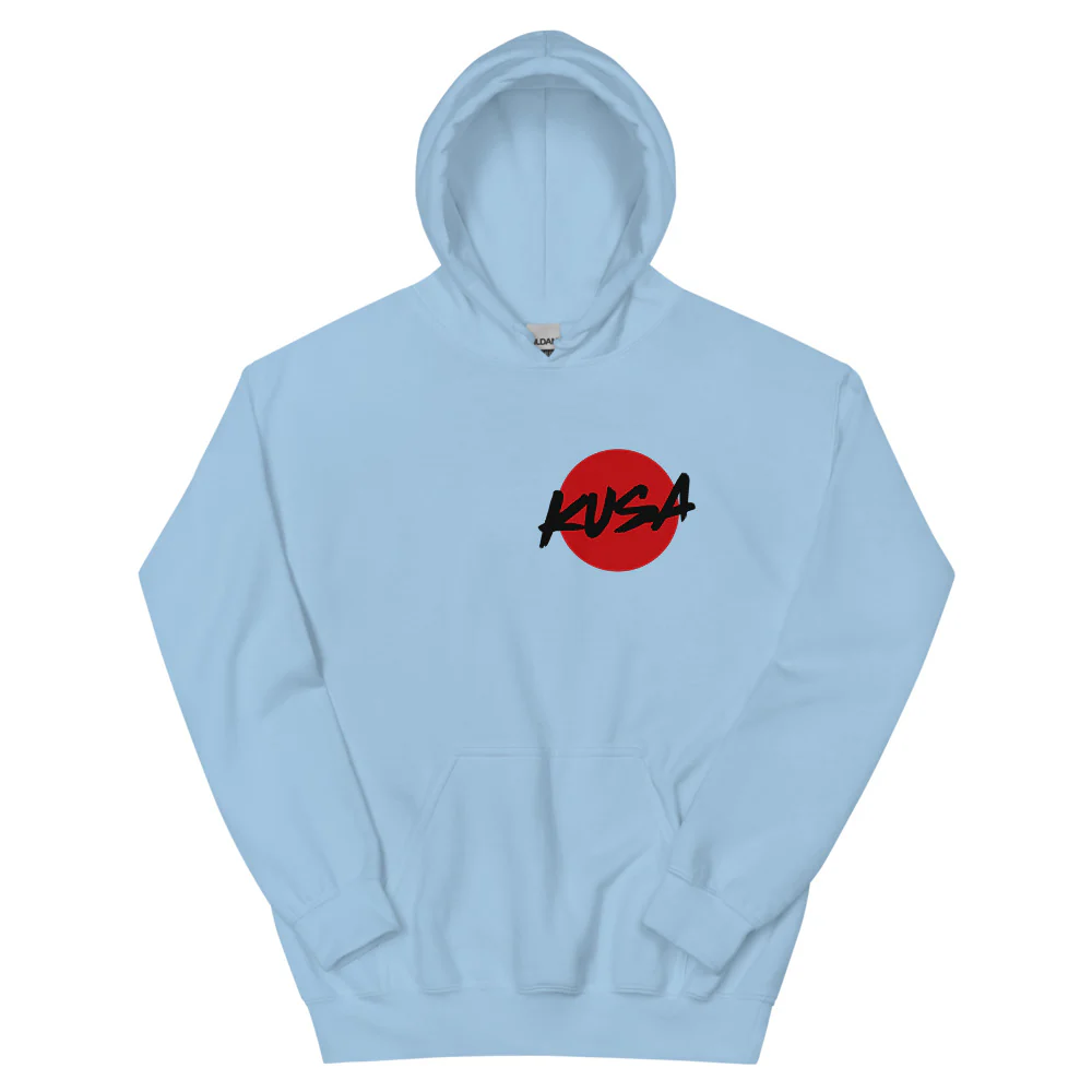 KUSA Script Logo Hoodie - Black Logo - Image 6