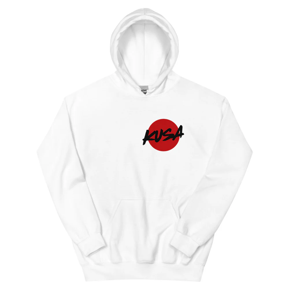 KUSA Script Logo Hoodie - Black Logo - Image 8