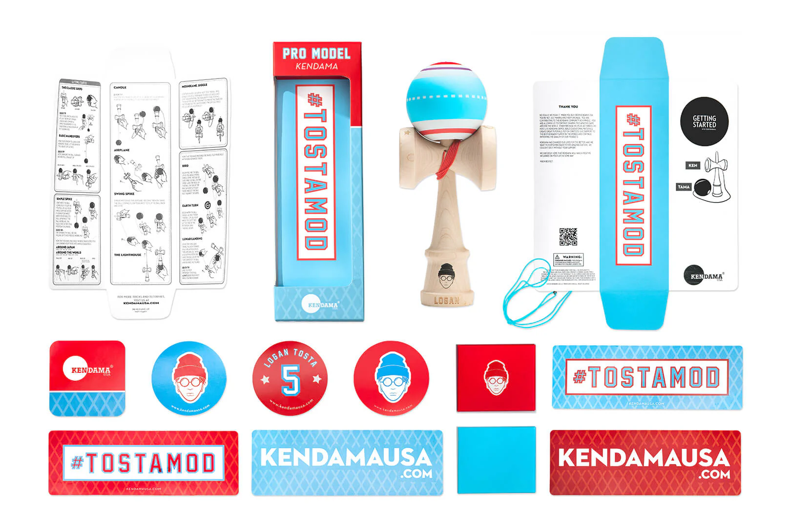 Logan Tosta Pro Model Kendama - Nova Shape - #TOSTAMOD 🏀 - Image 3