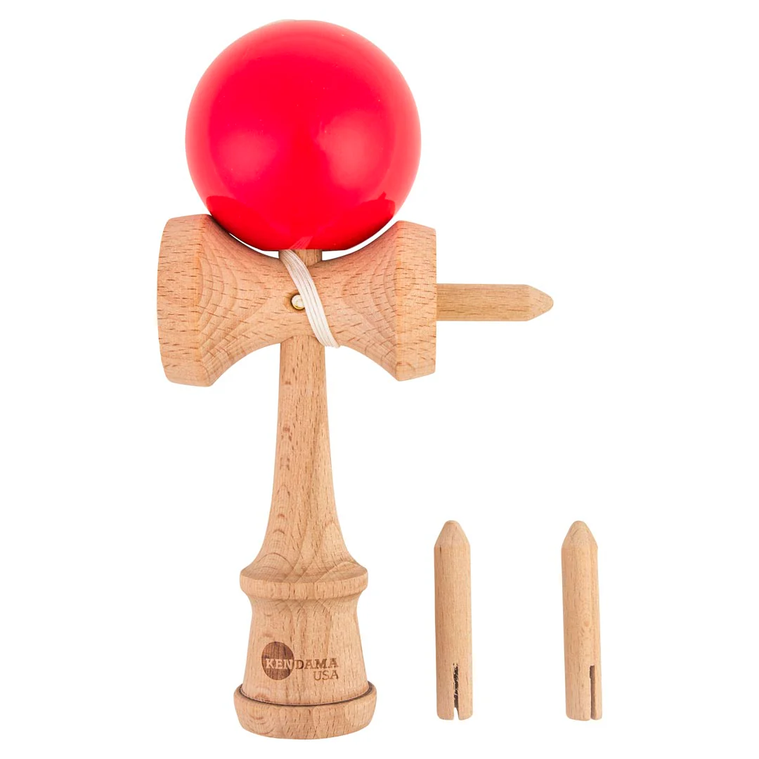Tribute Kendama - 4 Spike - Cactus - Red - Image 4