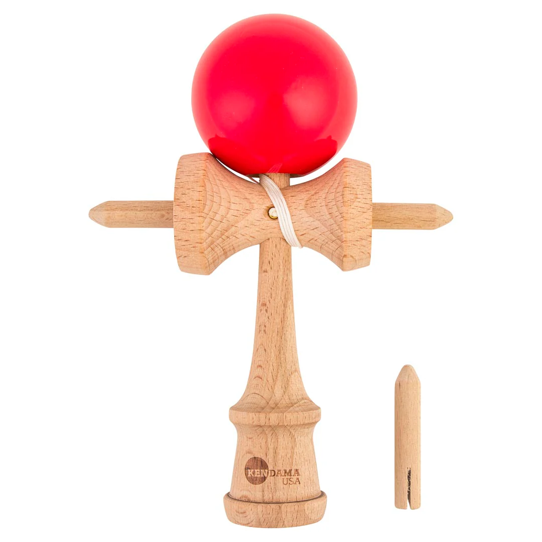 Tribute Kendama - 4 Spike - Cactus - Red - Image 5