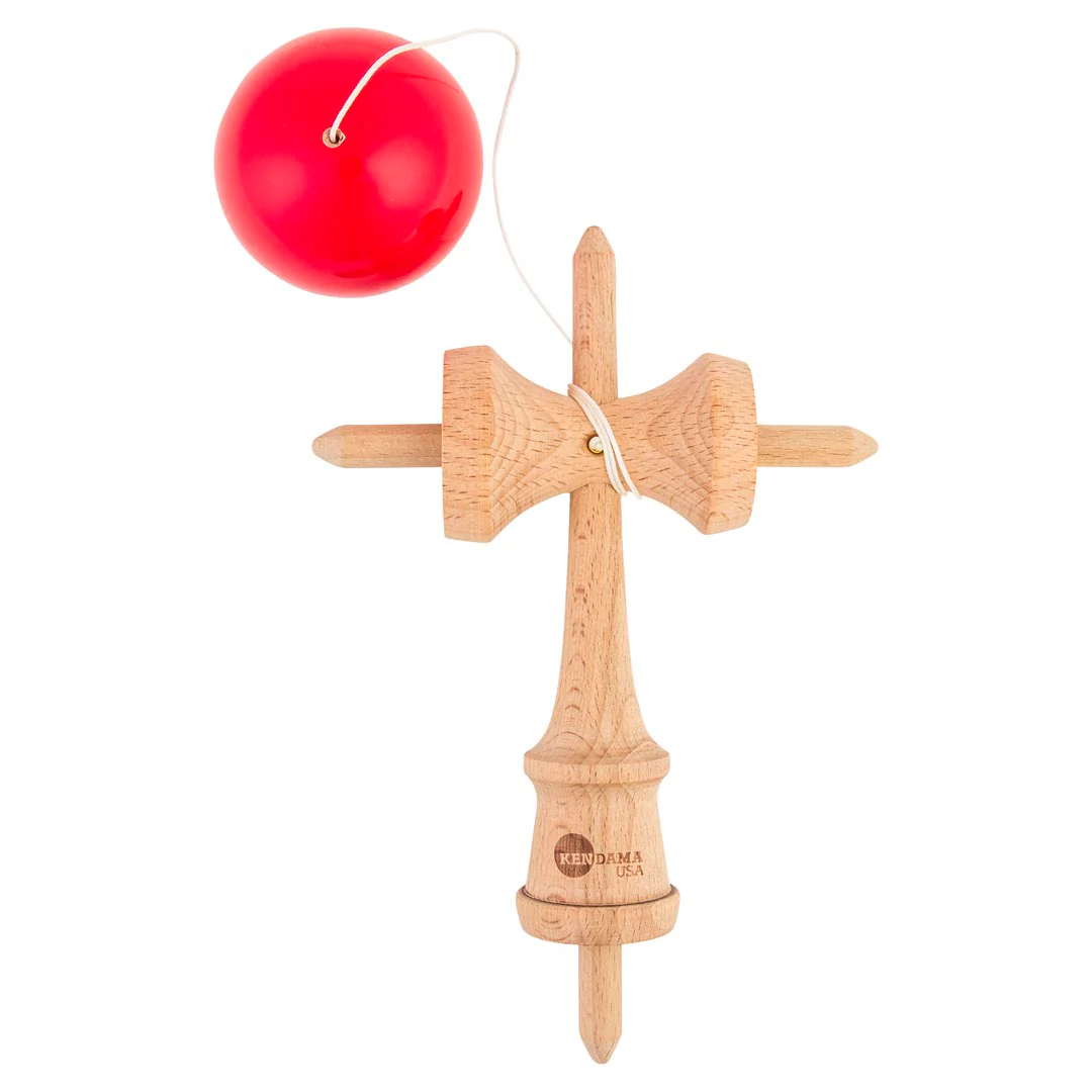 Tribute Kendama - 4 Spike - Cactus - Red - Image 6